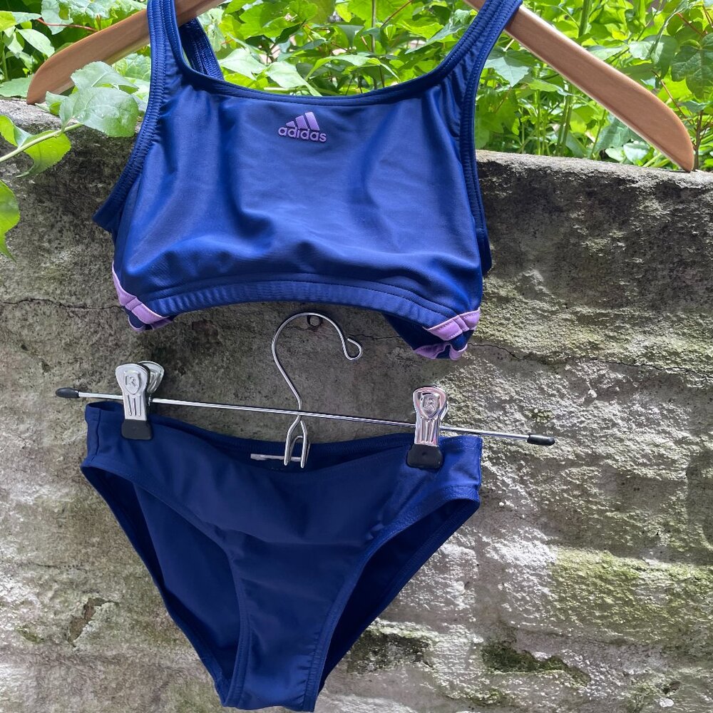 Adidas Girls' 3-Stripes Bikini